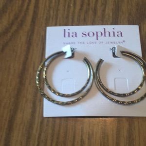 NWT Lia Sophia earrings 3 for $40